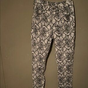 Seven7 Snake Print Pants size 14 nwot timeless high rise skinny